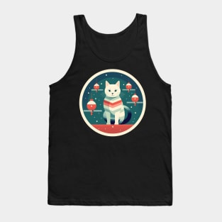 Manx Cat Xmas Xmas Ornament, Love Cats Tank Top